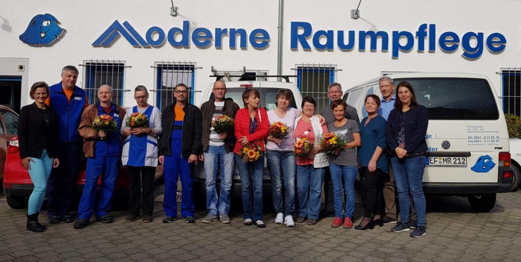 Events und Jubilare Jubilare, Personalabteilung, Objektleiter, Betriebsleiter und Geschäftsführer